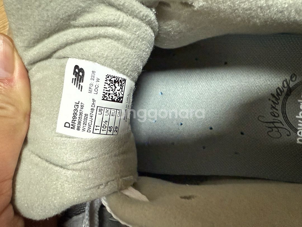 뉴발란스 993Made in USA 그레이 290--1