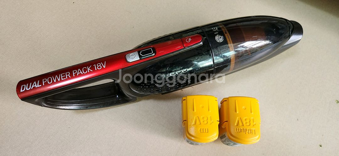 LG 무선 청소기와 배터리--0