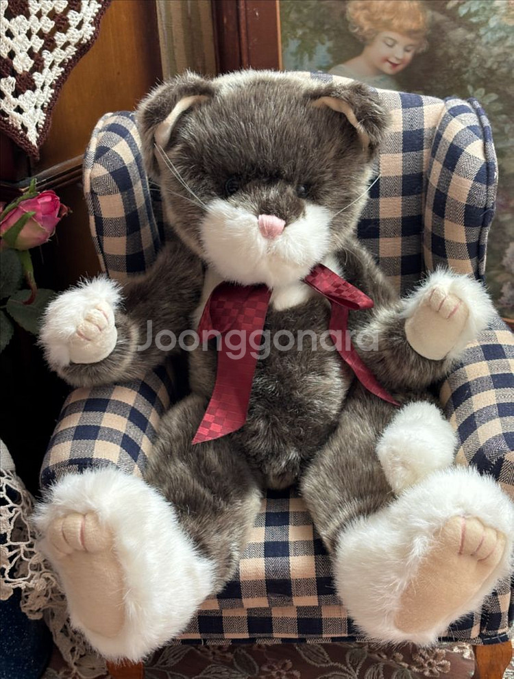 레어) 보이즈베어 왕고양이 빈티지인형 빈티지소품고전인형--2