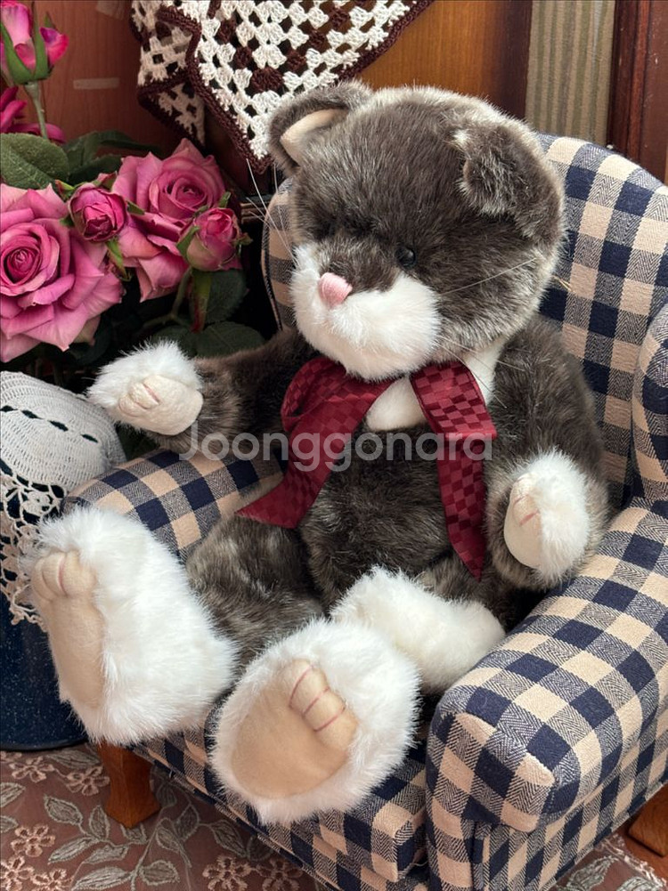 레어) 보이즈베어 왕고양이 빈티지인형 빈티지소품고전인형--3