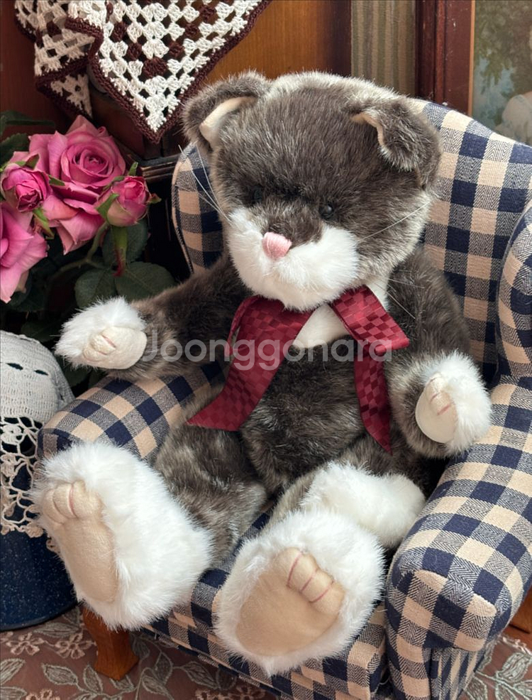 레어) 보이즈베어 왕고양이 빈티지인형 빈티지소품고전인형--8