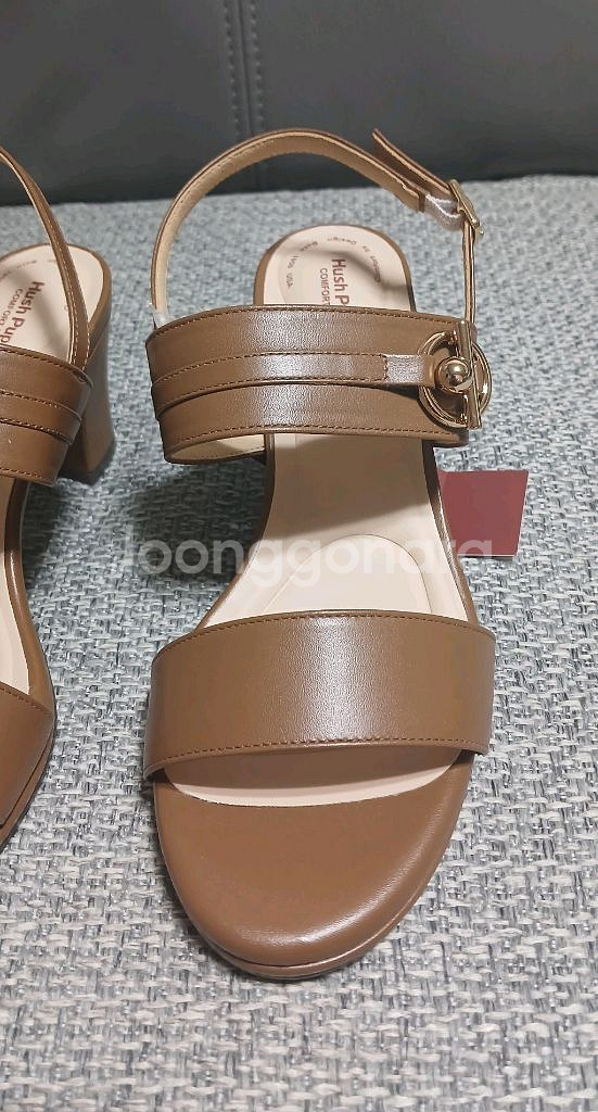 허시파피 여성 사이드 포인트 스트랩 샌들 230 새제품--5