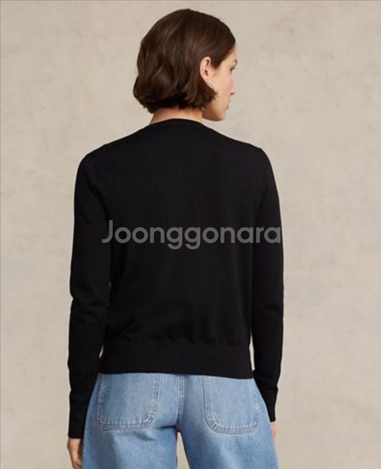폴로 랄프로렌 여성 코튼 블렌드 가디건 M--2