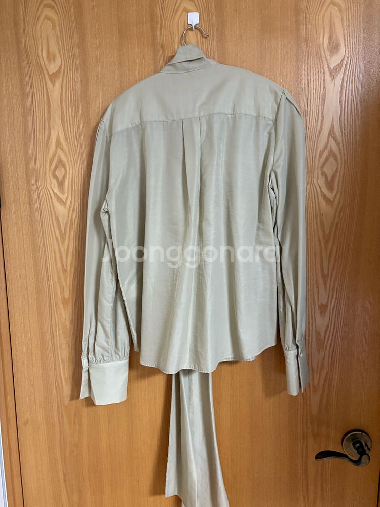 [르네제이] 백타이 블라우스--1