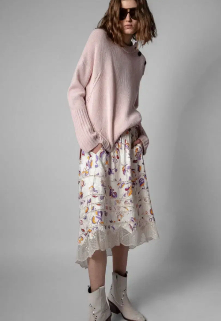 쟈딕앤볼테르 여성 조슬린 레이스 스커트36--7