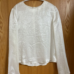 새틴 링클 블라우스