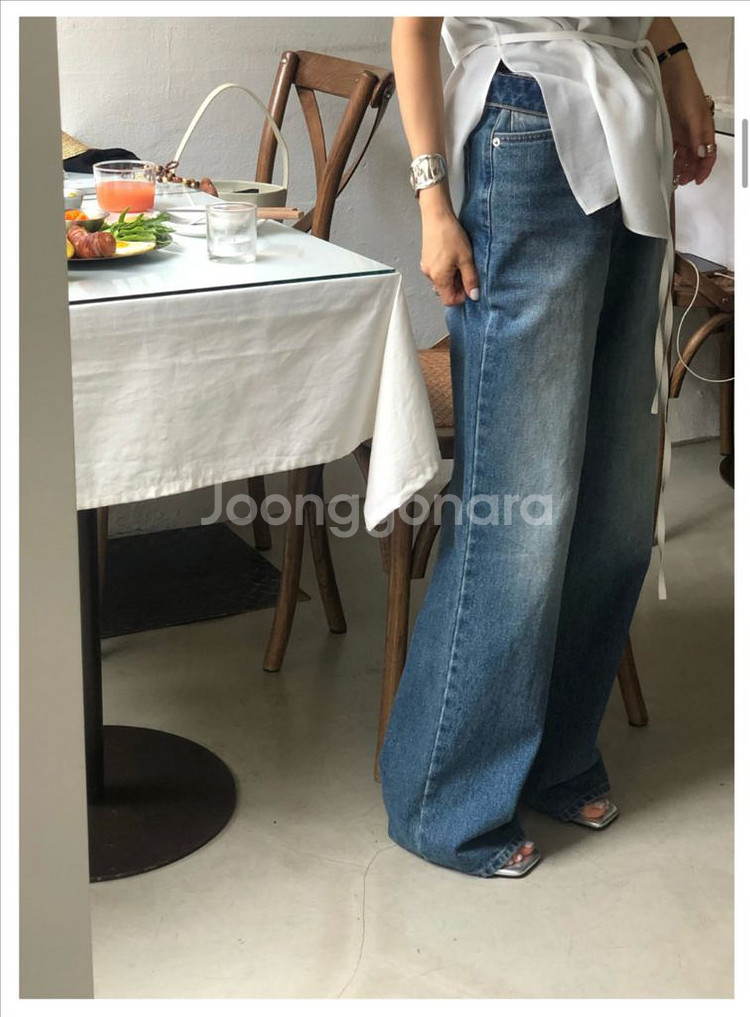 프레시라벨 비아워싱진 via washing jean--0