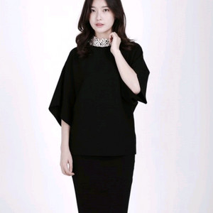 [새상품] 진주넥 니트 투피스 /모임룩,하객룩