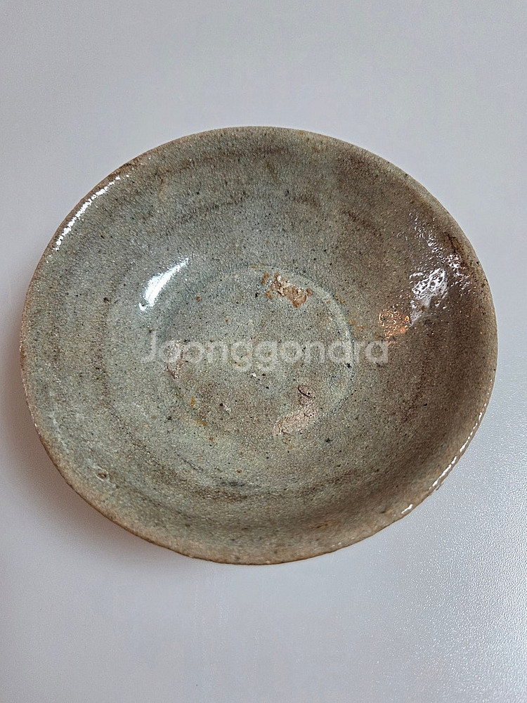 대구골동품 조선시대 전기 경남지역 조선백자소다완--1