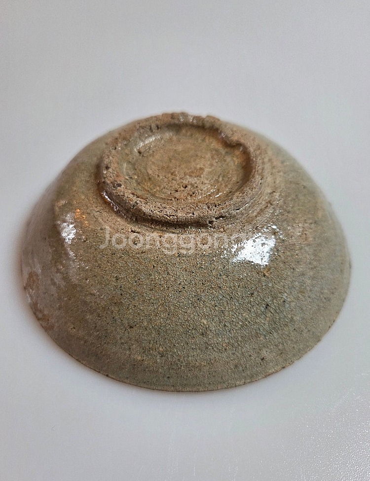 대구골동품 조선시대 전기 경남지역 조선백자소다완--2