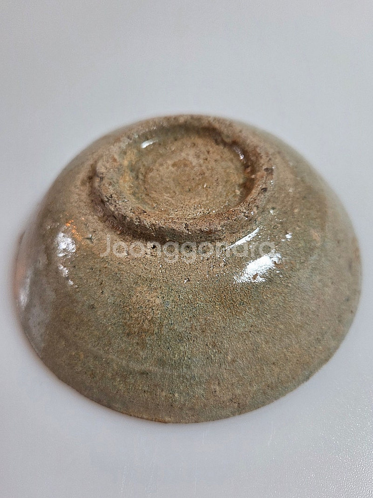 대구골동품 조선시대 전기 경남지역 조선백자소다완--3