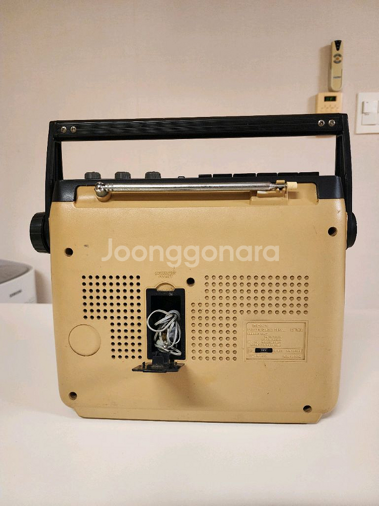 예쁜 소니 빈티지 라디오 카세트플레이어 TC-1560--3