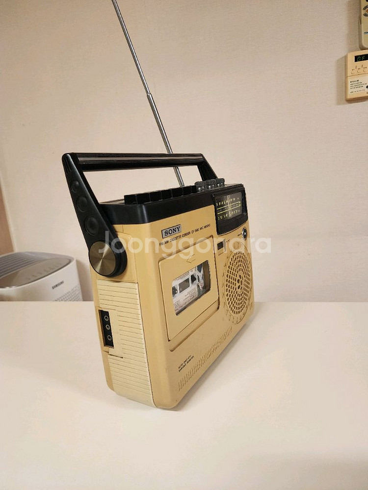 예쁜 소니 빈티지 라디오 카세트플레이어 TC-1560--6