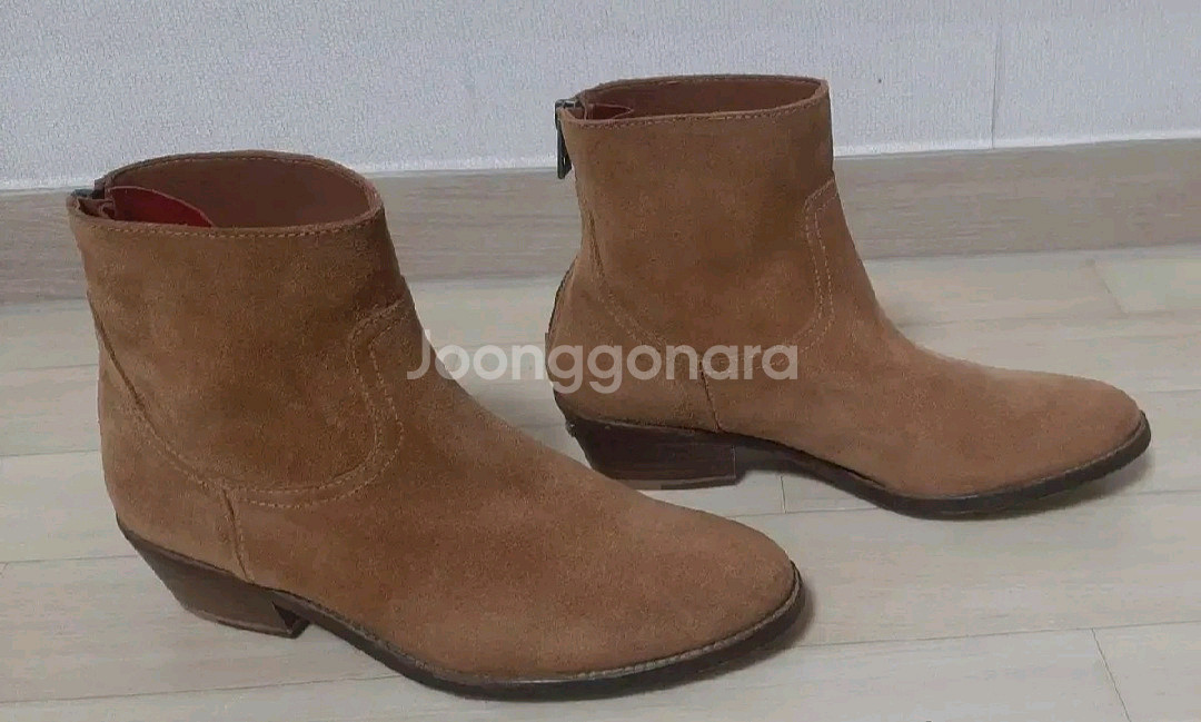 쟈딕앤볼테르 여성구두 스웨이드부츠 앵글 부츠팝니다.23--3