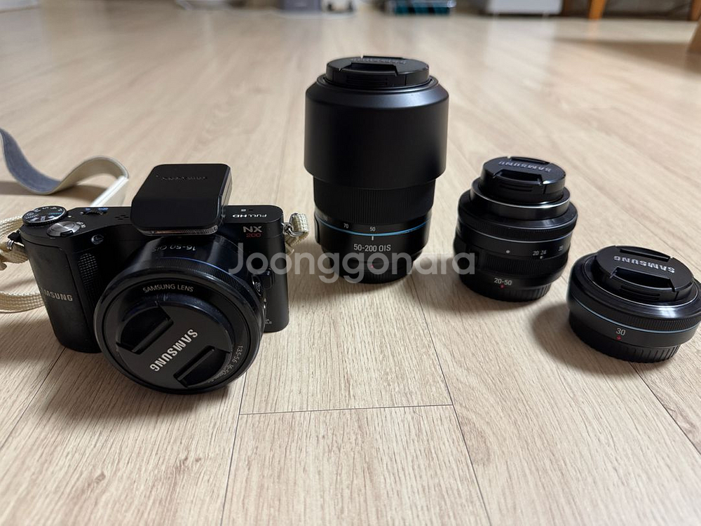 삼성 미러리스 NX200 + 렌즈--1
