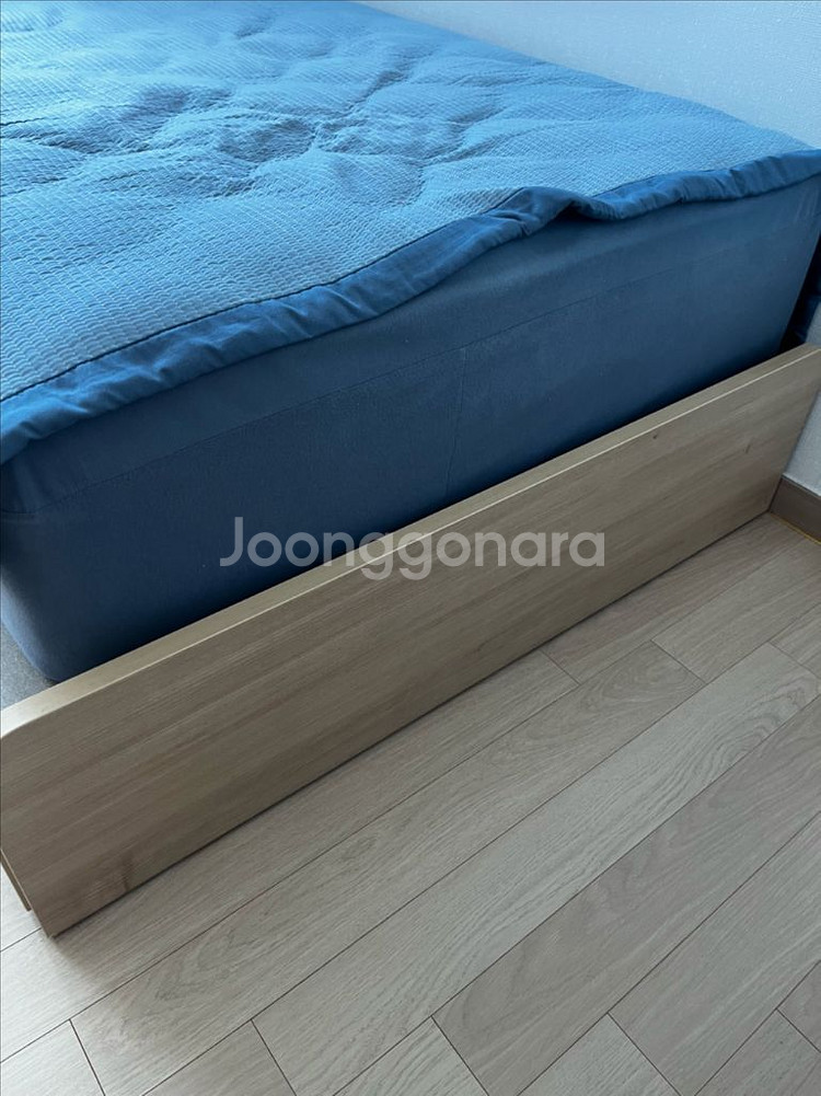 한샘 인테리어 원목 수납 슈퍼싱글 침대--3