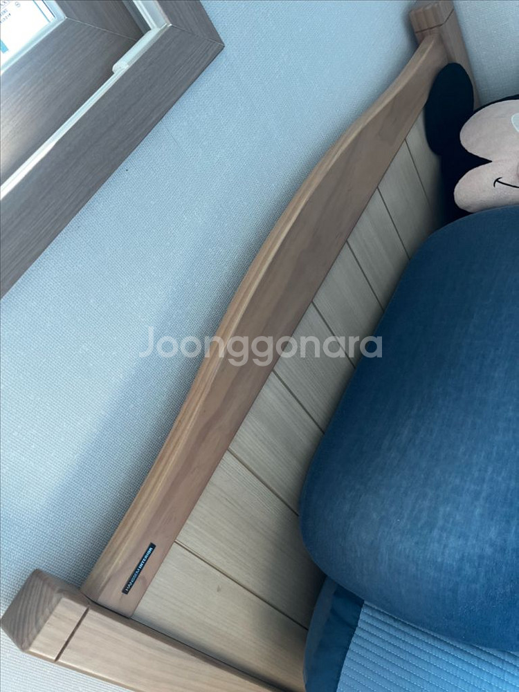 한샘 인테리어 원목 수납 슈퍼싱글 침대--7