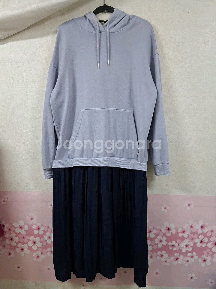 르꼬르망 후드 롱 원피스 F--0