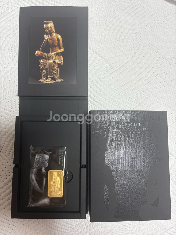 한국조폐공사 국보 반가사유상(국보83호) 카드형골드판매--0