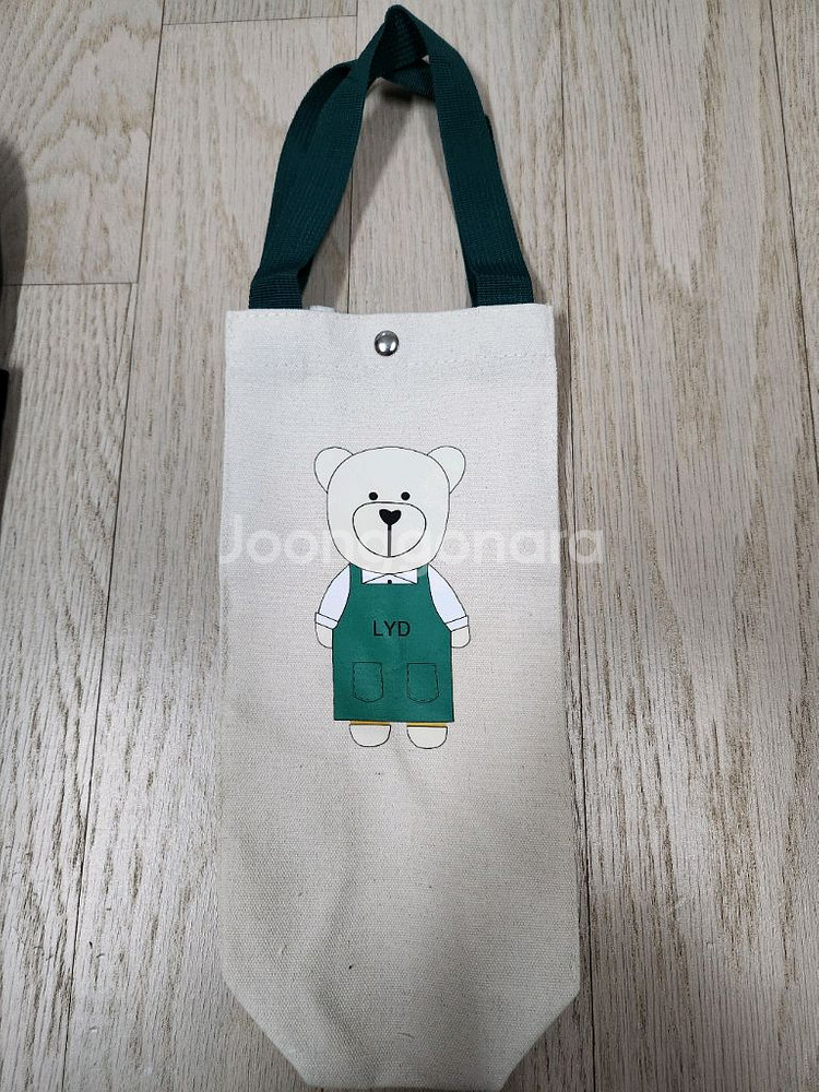 곰돌이 텀블러 가방 베이지--0
