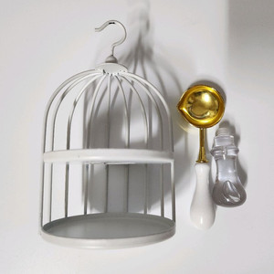 실링왁스 새장화로받침대세트