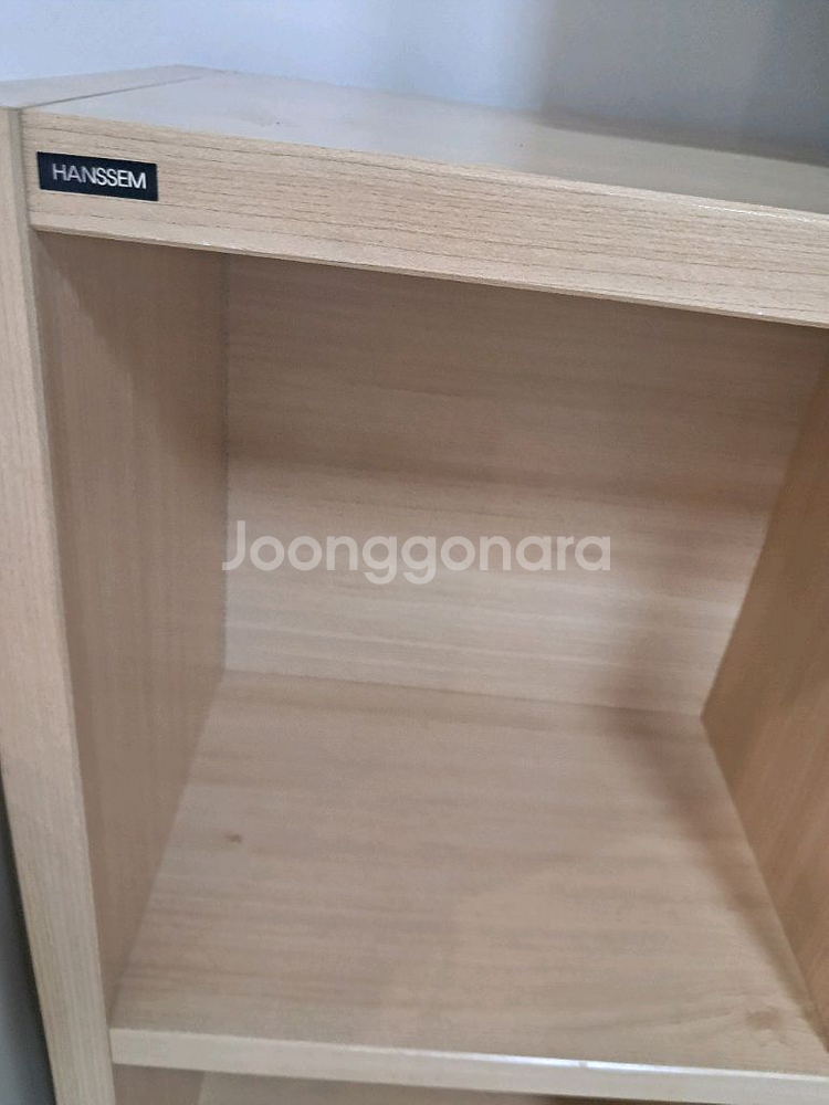 한샘 1200 2단 책장--1
