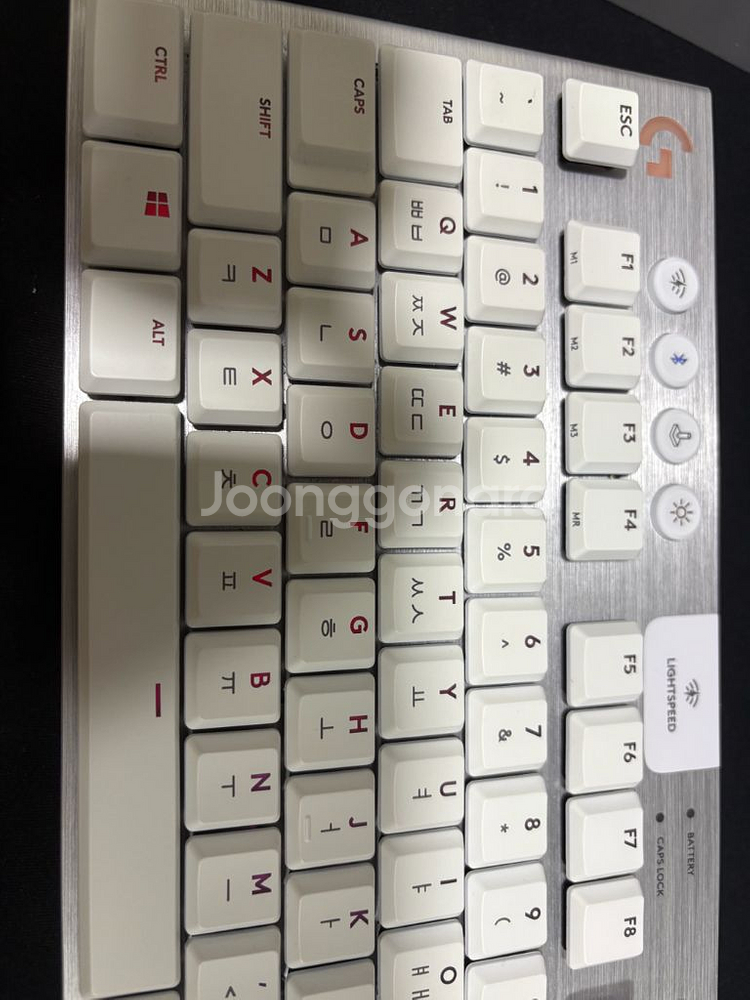 로지텍 G913 TKL 키보드 화이트--1