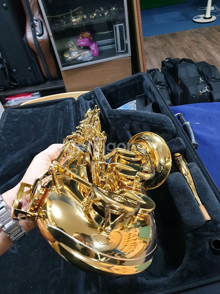 중고 테너 야마하62 테너색소폰+고급마우스피스--3