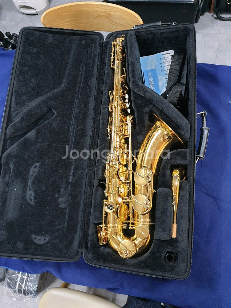 중고 테너 야마하62 테너색소폰+고급마우스피스--1