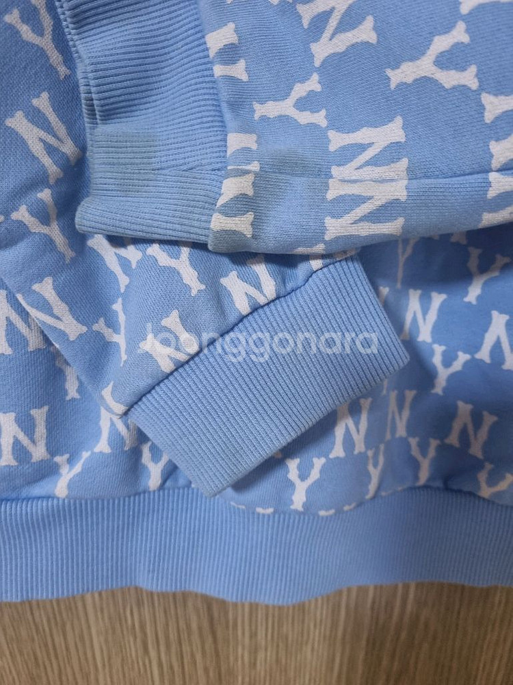 아동 7-8세 뉴에라 긴팔 티셔츠 블루--4