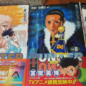 헌터헌터 만화책 일본어판 6~13권