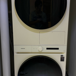 삼성 비스포크 일체형 세탁기(25kg)+건조기 (21k