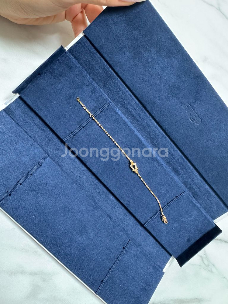 새상품 프레드 팔찌(로즈골드,16cm)--0