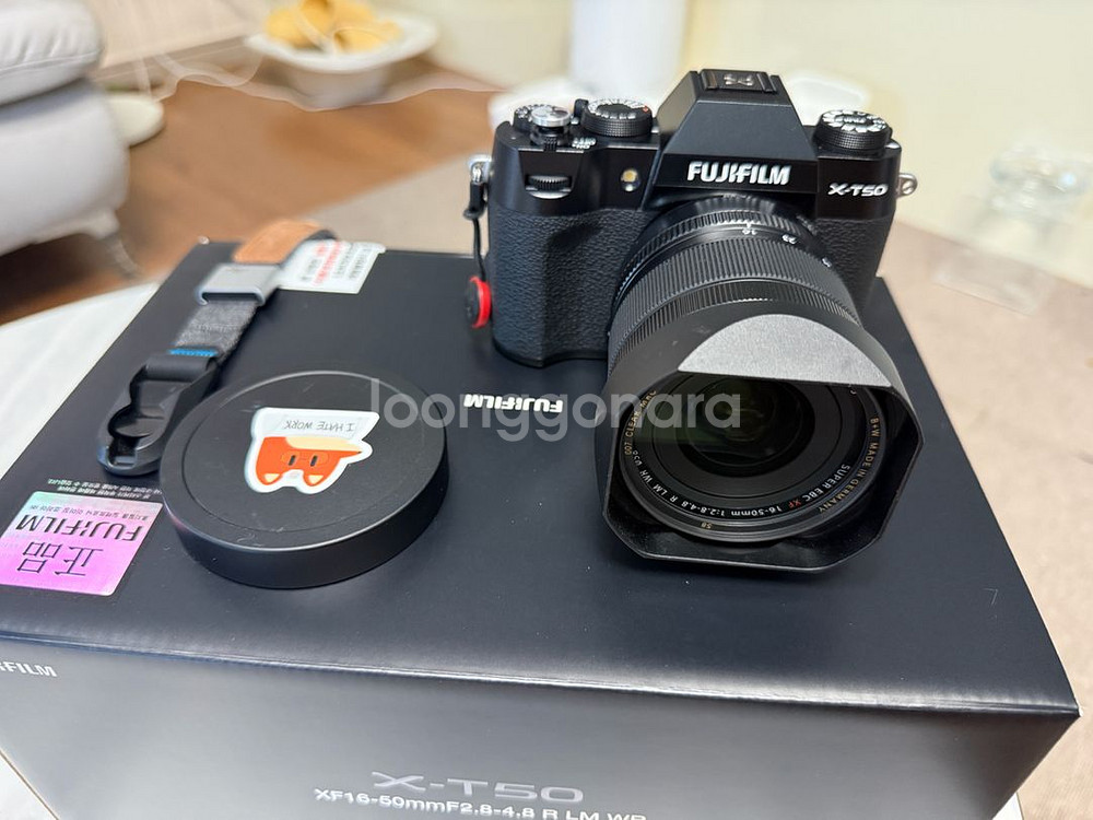 후지필름 X-T50 블랙 렌즈킷(16-50) 팝니다--0