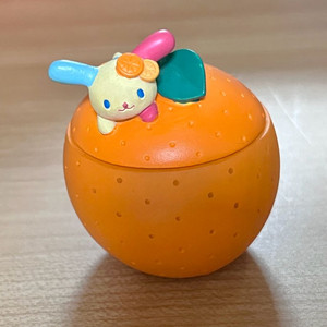 산리오 우사하나 고전 귤 과일 보관함 소품