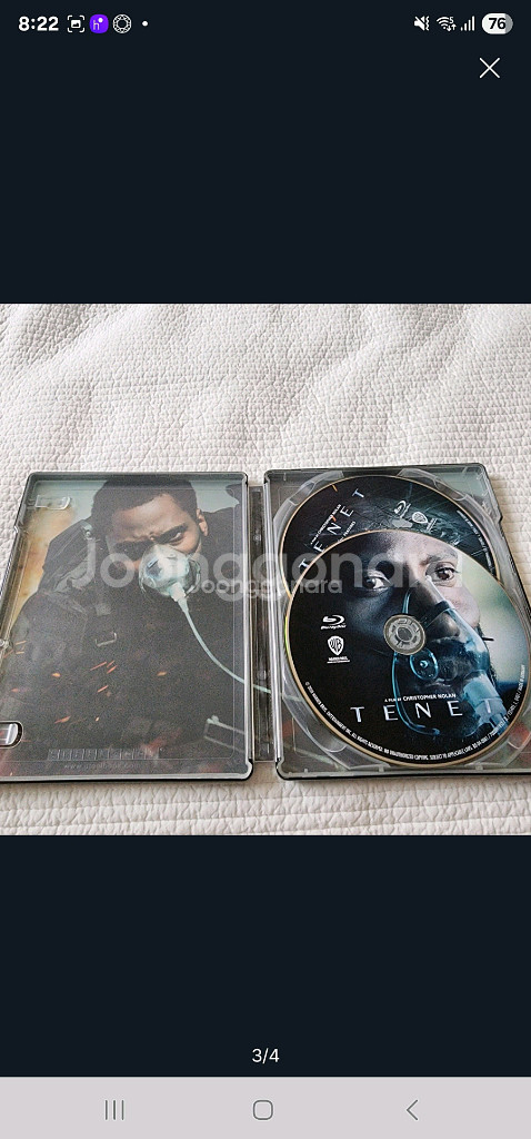 블루레이 테넷 스틸북 한정판 2disc (정발본)--2