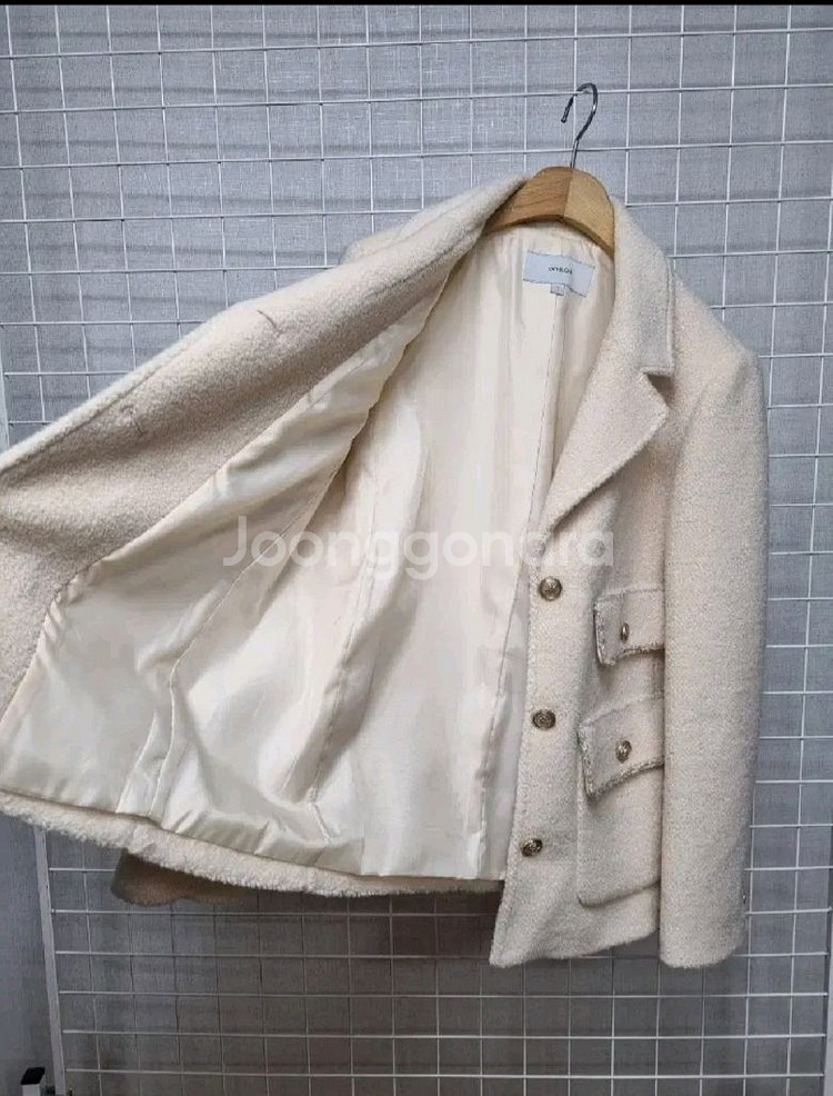 온앤온 양모 자켓 (아이보리)--2