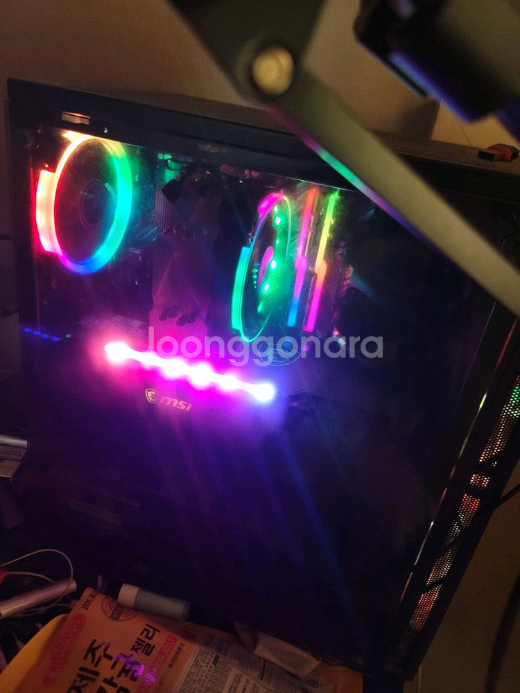 pc 본체 모니터 마우스 5700x3d ,rtx3080--1