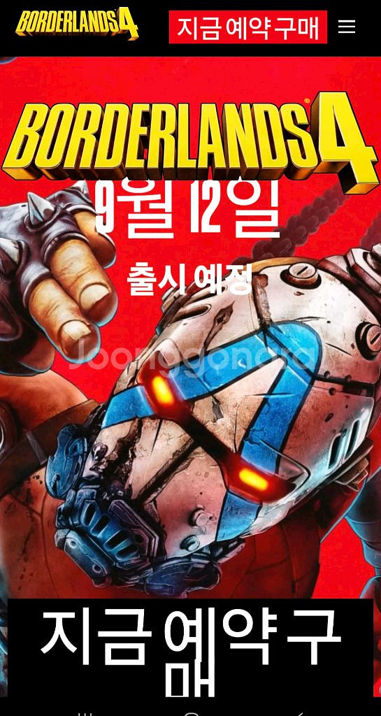 보더랜드4 리딤코드 팝니다.--0