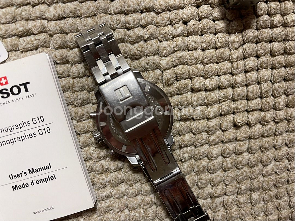 티쏘 남성시계 T035 1853 한정판--4