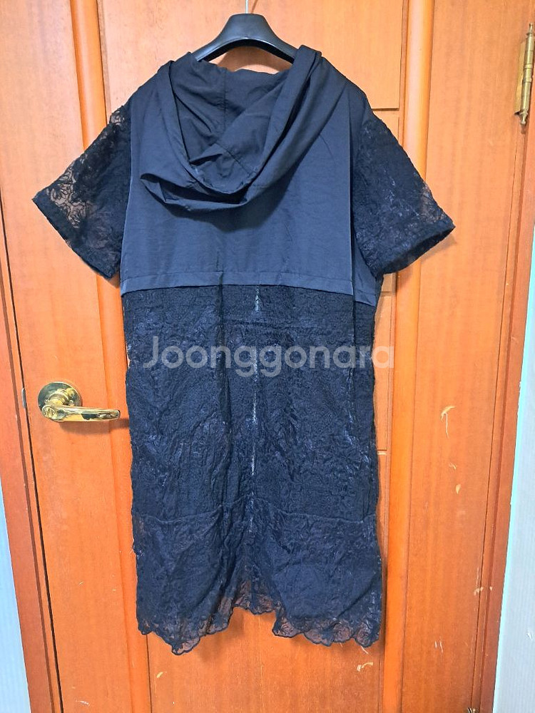 시스루 롱 베스트/롱 후드 쪼끼(택포)--2