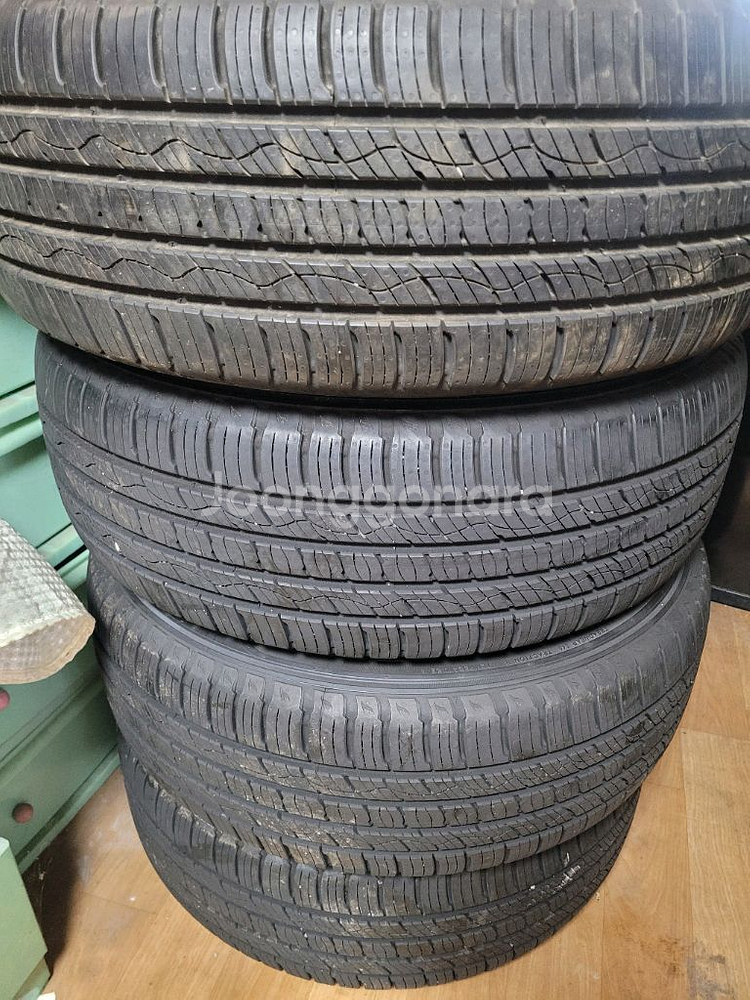 kgm 렉스턴 스포츠 255 60 18 휠타이어 세트--1