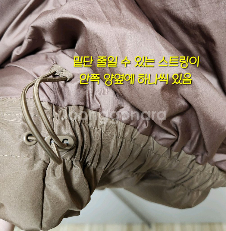 시슬리 후드 구스 패딩--5