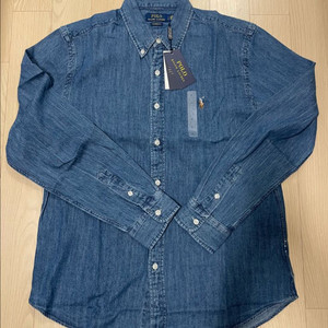 [새제품] 폴로 Ralph Lauren 데님 청셔츠 L