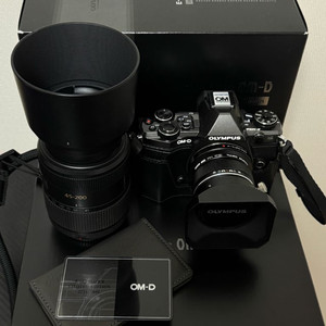 올림푸스 E-M5 Mark II 리미티드 + 렌즈2종