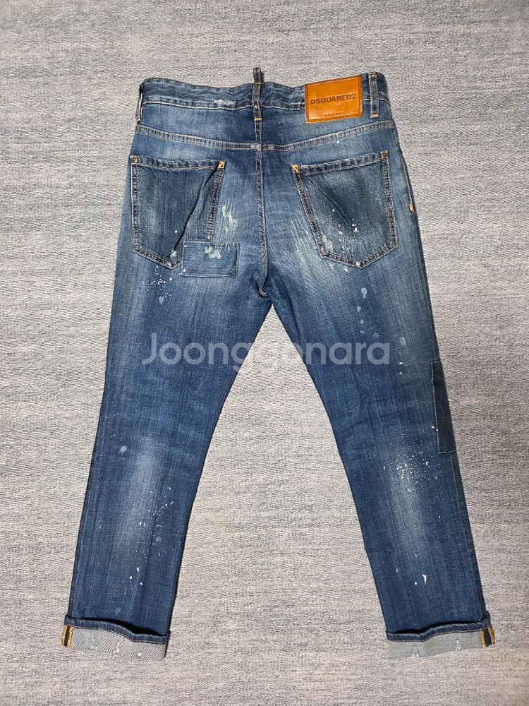 디스퀘어드 글램헤드 패치워크진 46 사이즈--1