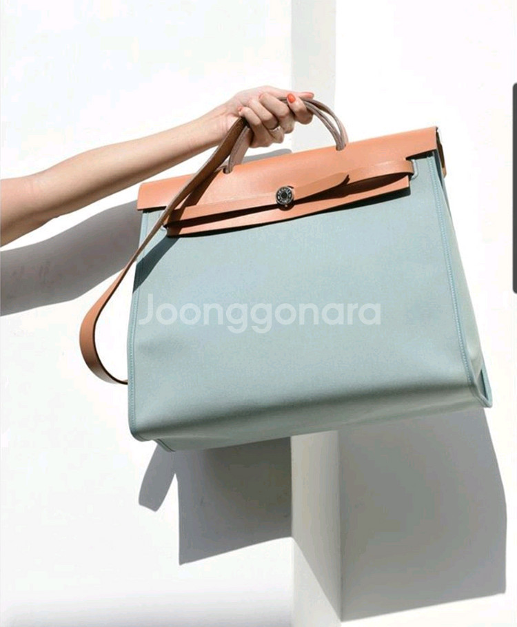 [정품]에르메스 에르백 31 씨엘 팔라듐+여분백--0