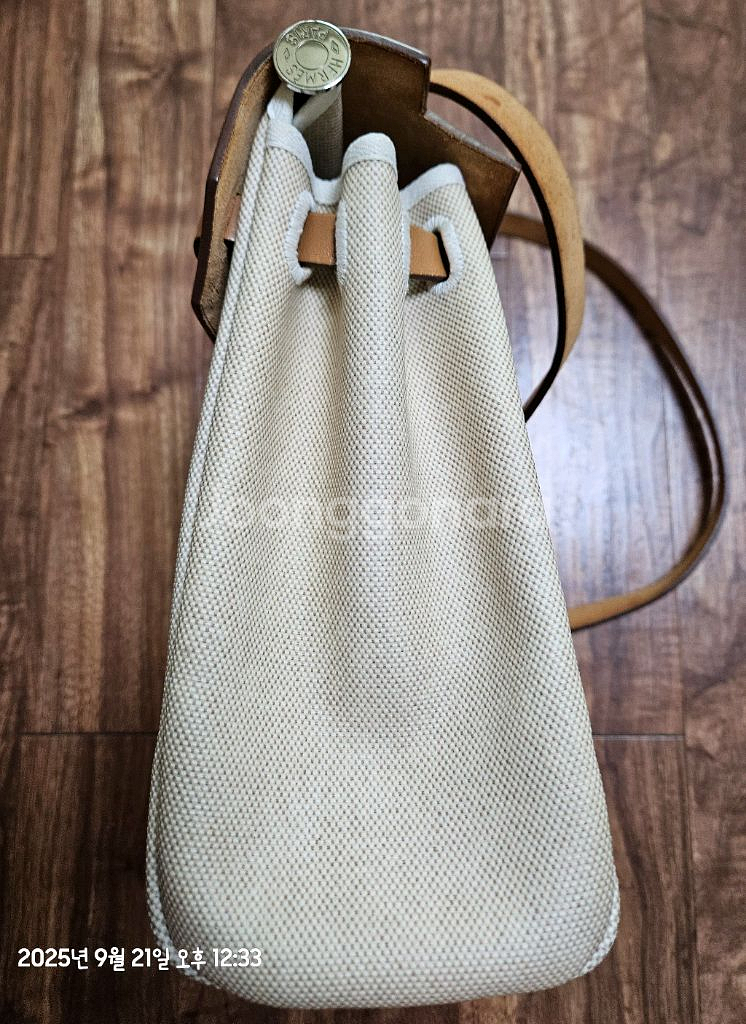 [정품]에르메스 에르백 31 씨엘 팔라듐+여분백--8