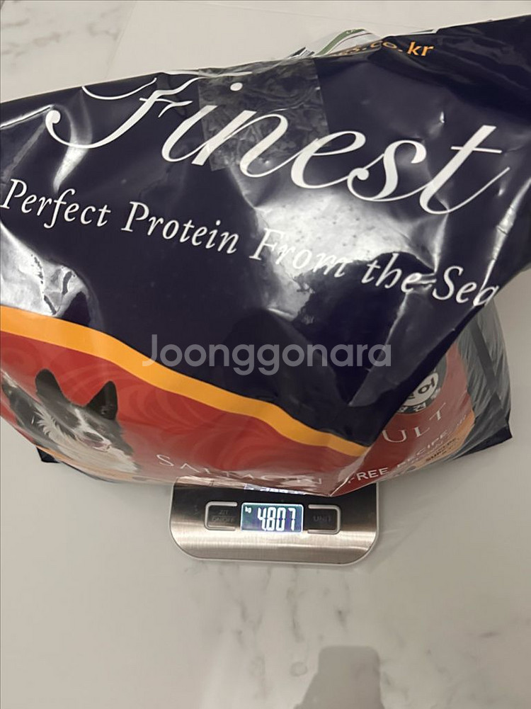 피쉬포독 연어 어덜트 강아지 건식사료 4.8kg--1