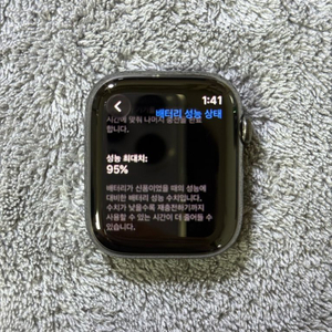 애플워치 9 45mm 스테인리스 그라파이트